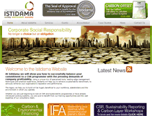 Tablet Screenshot of istidama.com